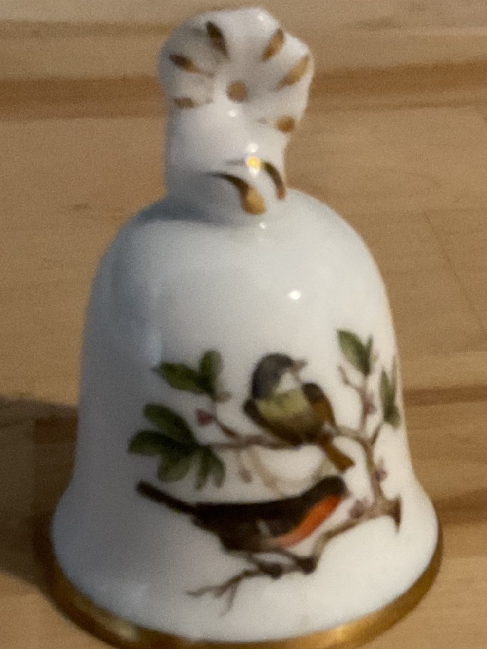 Ceramic bell.  Hand painted